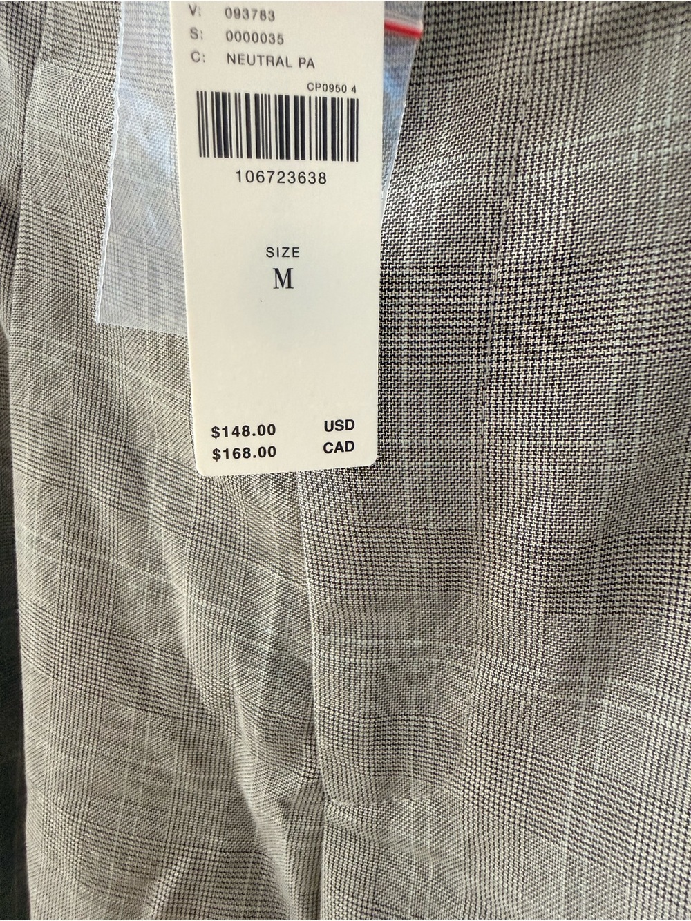 Maeve Anthropologie High Rise Plaid Wide Leg Pants Size M - Picture 7 of 7